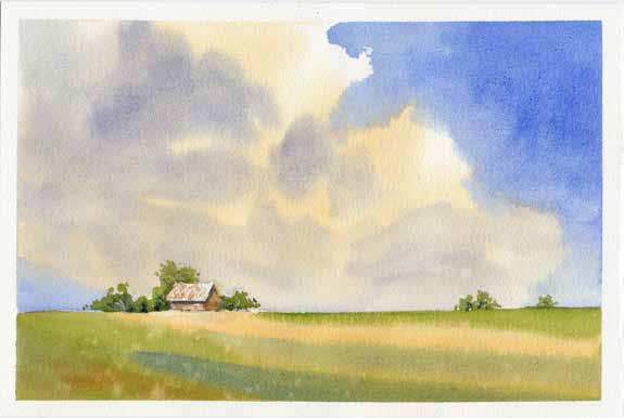Watercolor Greeting Card